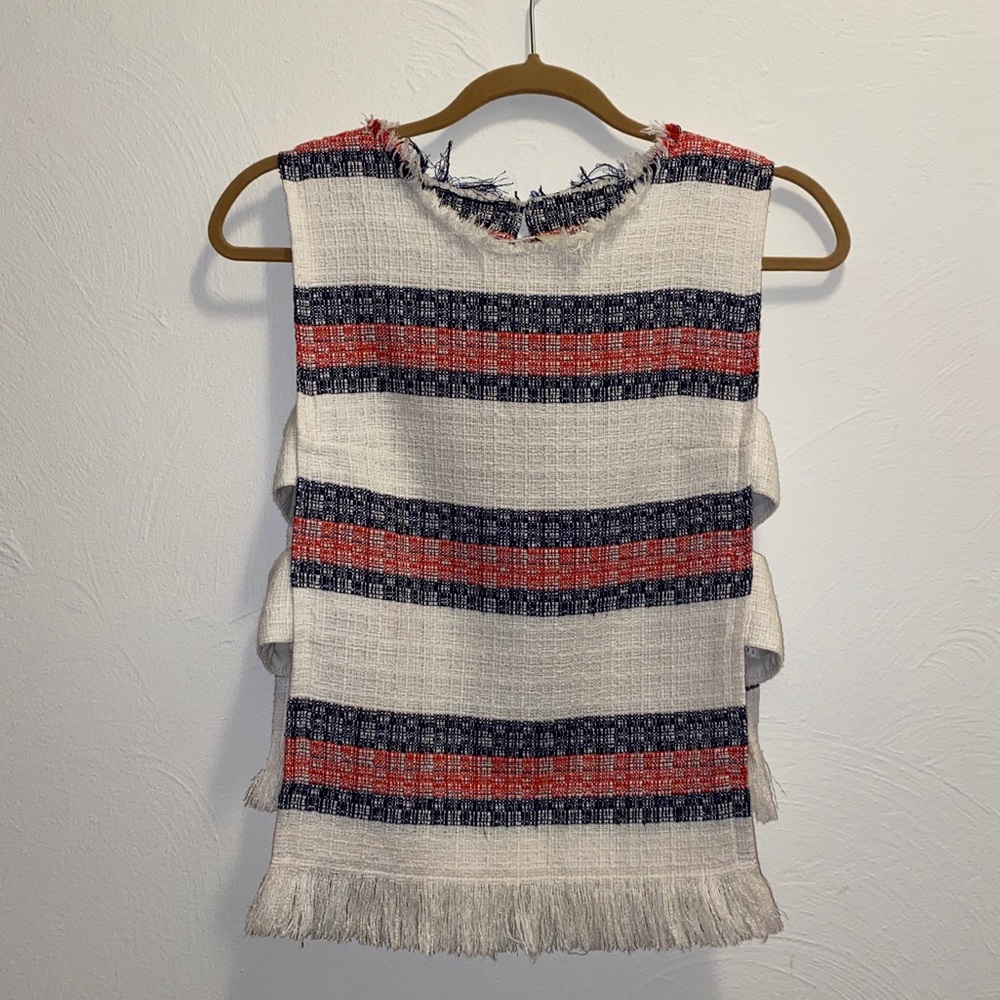 Striped black/red Sea New York tank top